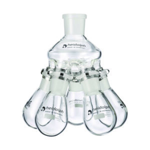 Distilling Spiders with flasks for Rotary Evaporators Hei-VAP series
