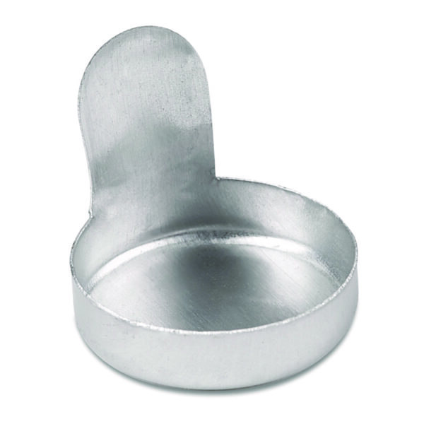 Weighing dishes, aluminium, with finger tab, certified oil free