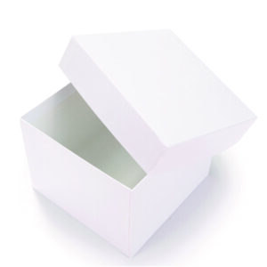 LLG-Cryogenic storage boxes, plastic coated, white, without divider