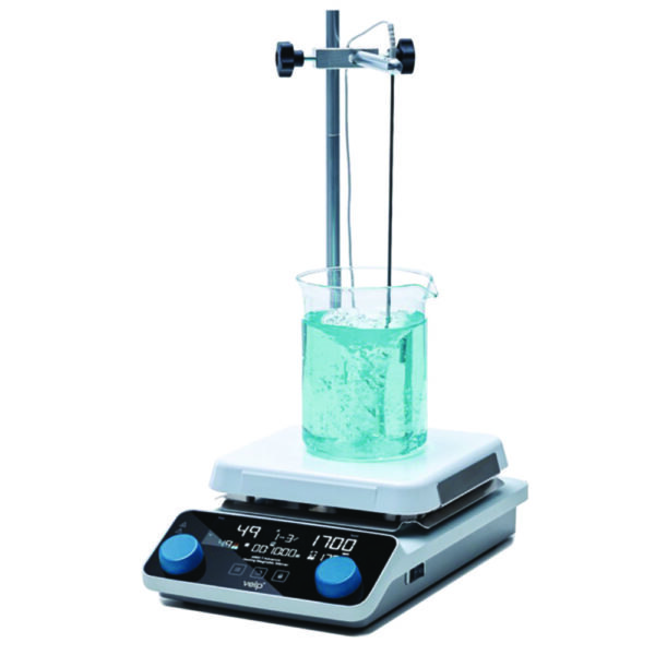 Magnetic stirrer with heating AREC 7 Advance System, with temperature probe, rod and clamp