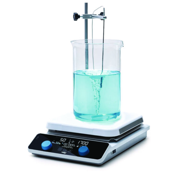 Magnetic stirrer with heating AREC 10 Advance System, with temperature probe, rod and clamp
