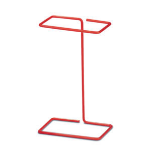 Benchtop holder for biohazard bags