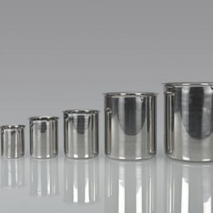 Laboratory beaker, stainless steel