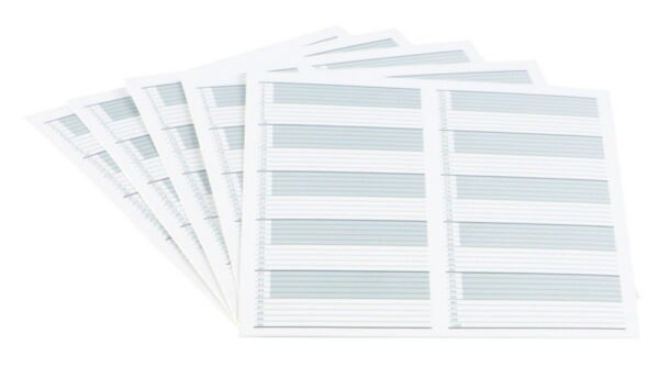 Spare Inventory Card for Microscope Slide Boxes Premium Plus