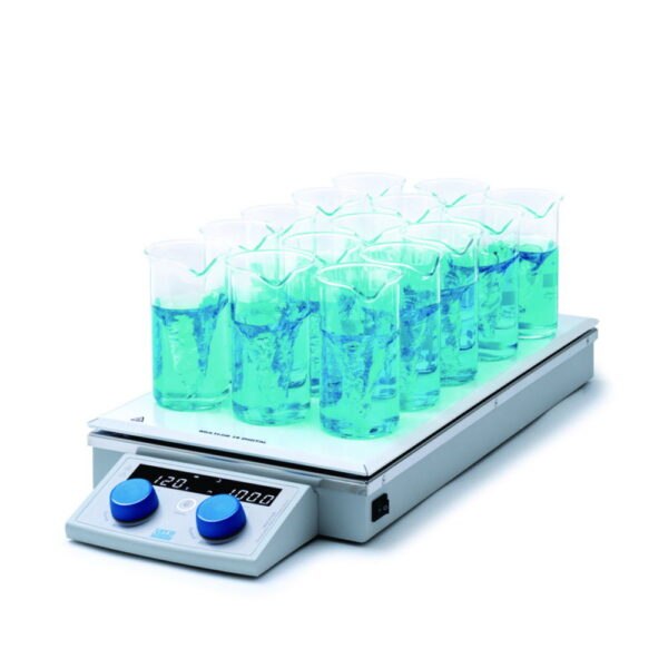 Multiposition magnetic stirrer with heating Multi-HS digital