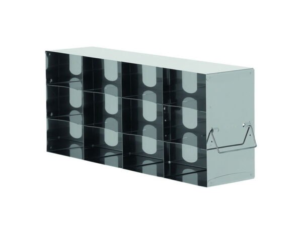 Racks for upright freezers, stainless steel, for boxes with 75 mm height