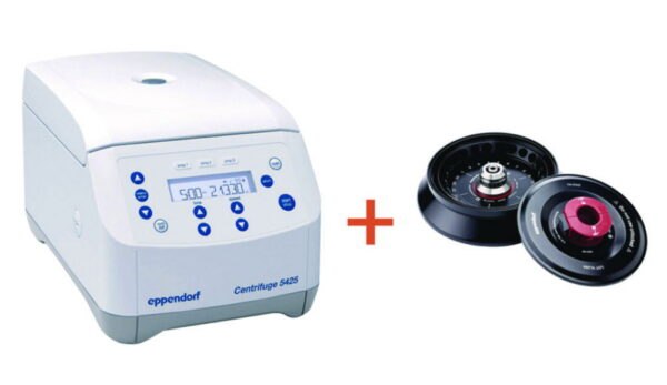 Microcentrifuge 5425 (General Lab Product), with foil keypad, with aerosoltight rotor FA-24x2 and QuickLock® Pro lid