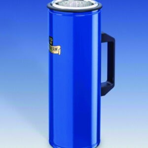 Dewar flasks, cylindrical, with side grip