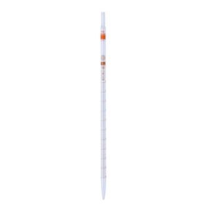 Measuring pipette, Soda-lime glass, class AS, brown graduation, type 1