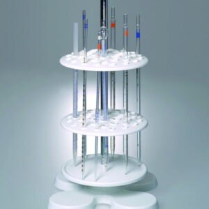 Pipettes stand, PP, chrome-plated steel