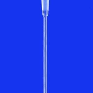 Gas inlet tube with valve stopcock, DURAN® tubing