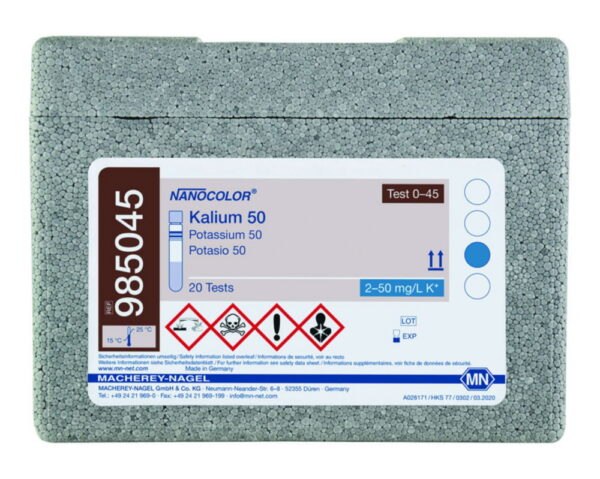 Tube tests NANOCOLOR® Potassium