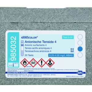 Tube tests NANOCOLOR® anionic surfactants