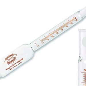 Cream Butyrometer Roeder with accessories