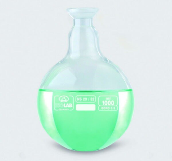 Receiving flasks, with spherical ground glass joint, borosilicate glass 3.3