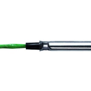 Temperature probe with stainless steel sleeve, thermocouple type K