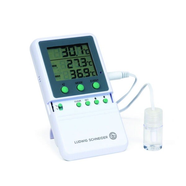 Min./max. alarm thermometer, Type 13030, digital, with certificate