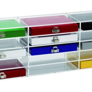 Storage Rack for Microscope Slide Boxes, Acrylic