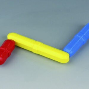 Magnetic stirring bars, cylindrical, coloured, PTFE