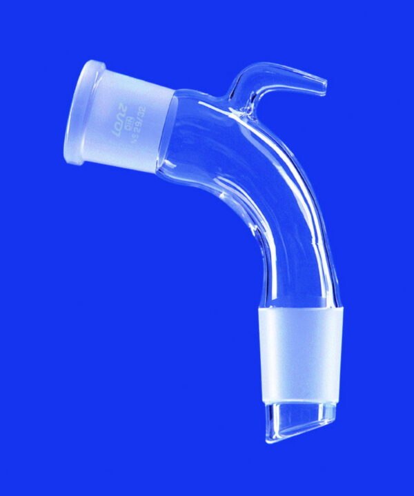 Delivery adapters, bent, with ventilation, DURAN® tubing