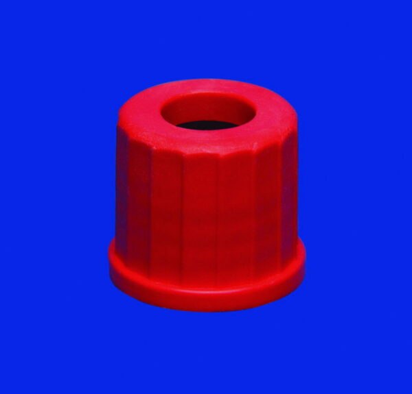 Screw caps for screwthread tubes, PBT