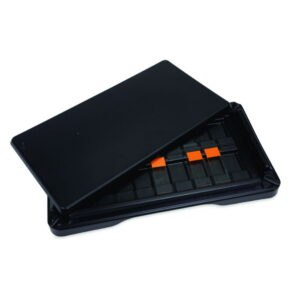 Slide staining tray, PP with talc