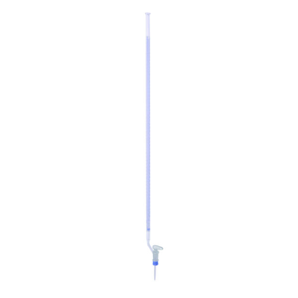 Burette, DURAN®, class B, blue graduated, lateral glass stopcock