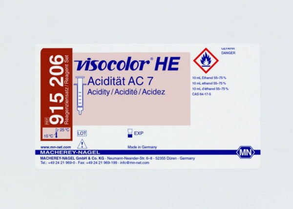 Test kits, <i>VISOCOLOR®HE </i>for water analysis, refill pack