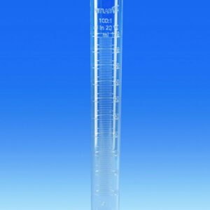 Measuring cylinders, SAN, tall form, class B, moulded graduations