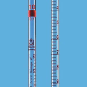 Graduated pipettes, serological, AR-GLAS®, amber graduations, with DAkkS calibration certificate