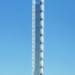 Measuring cylinders, borosilicate glass 3.3, tall form, class A, brown graduated