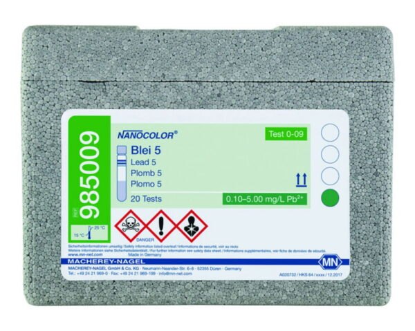 Tube tests NANOCOLOR® Lead
