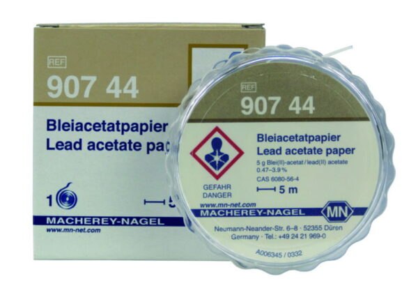 Test papers, lead acetate