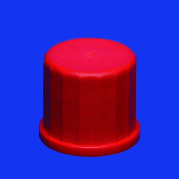 Screw caps for screwthread tubes, PBT