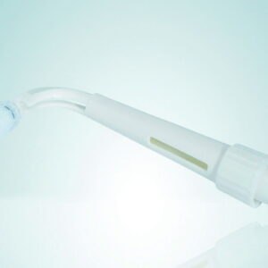 Discharge tube units, Luer-Lock connection, for bottle-top dispensers and digital burettes