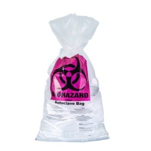 Autoclavable waste bags, biohazard, PP