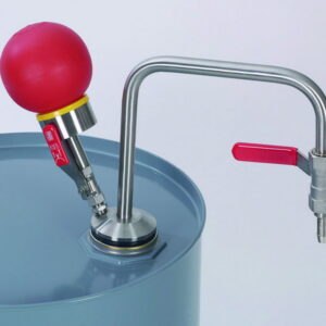 Solvent pump hand operated