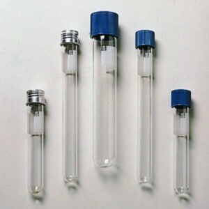 Culture tubes, Borosilicate glass 3.3, with plastic screw cap
