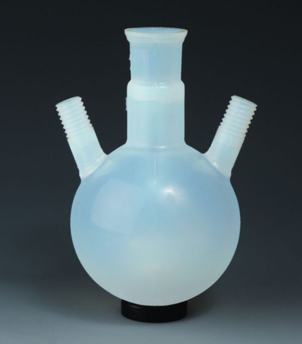 Round bottom flasks with GL threaded necks
