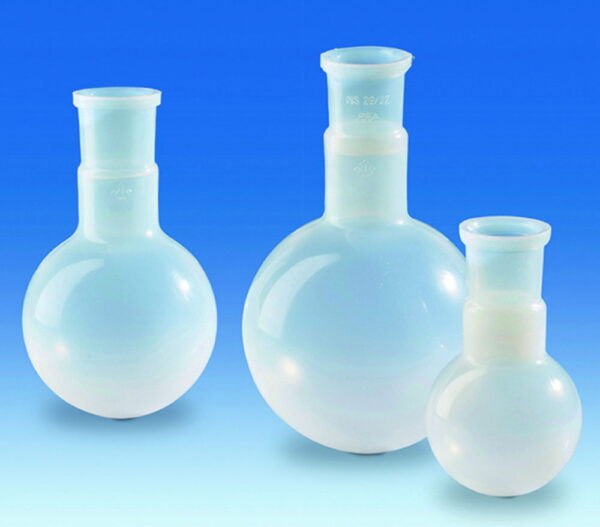 Round-bottom flasks, PFA