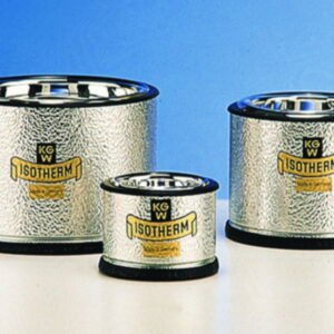 Dewar flasks, shallow form, for CO2 and LN2