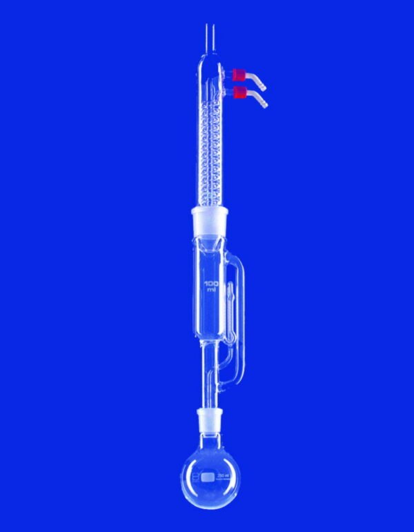 Extraction apparatuses acc. to Soxhlet, with Dimroth condenser, DURAN® tubing