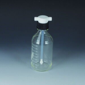Scrubber Bottles Vitrum, borosilicate glass/PTFE