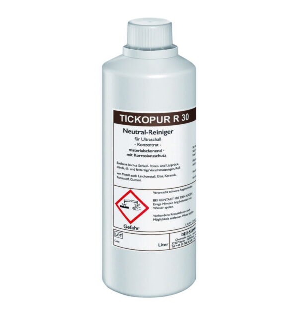 Concentrates for ultrasonic baths TICKOPUR R 30