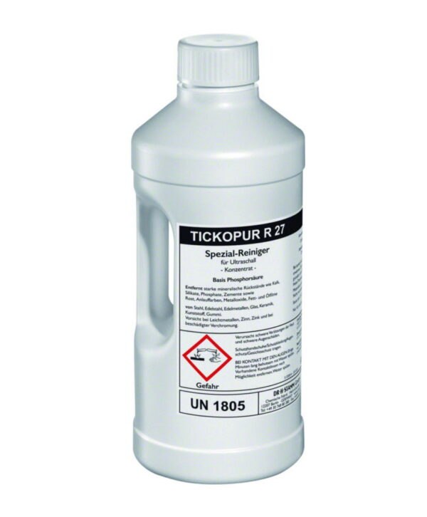 Concentrates for ultrasonic baths TICKOPUR R 27