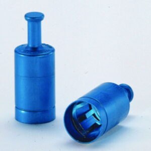 Metal caps, Labocap with handle, Aluminium
