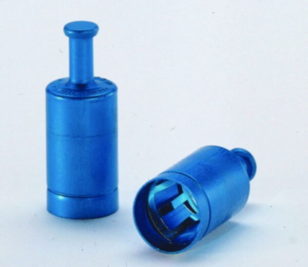 Metal caps, Labocap with handle, Aluminium