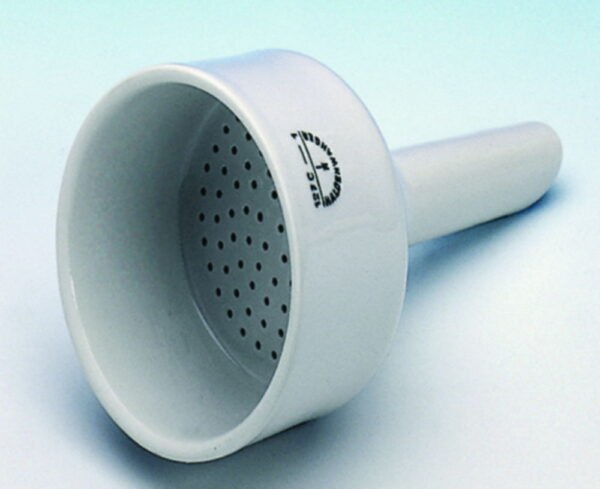 Buchner funnels, porcelain