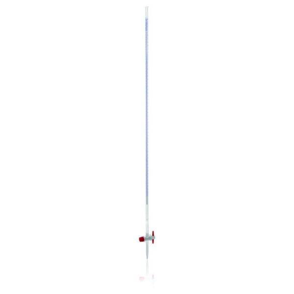 Burette with straight standard ground stopcock, DURAN®, class AS, with PTFE key