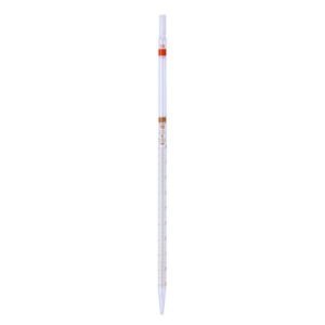 Graduated pipettes, Soda-lime glass, class B, amber stain graduation, type 3